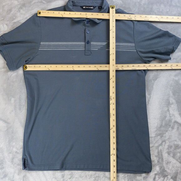 Travis Mathew Men's XL Embroidered "Cardinal CT Adel GA" Blue Golf polo shirt - Picture 5 of 10